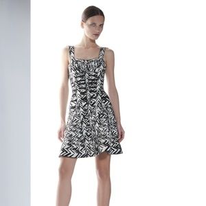 Herve Leger Sanne Jacquard Bandage Dress